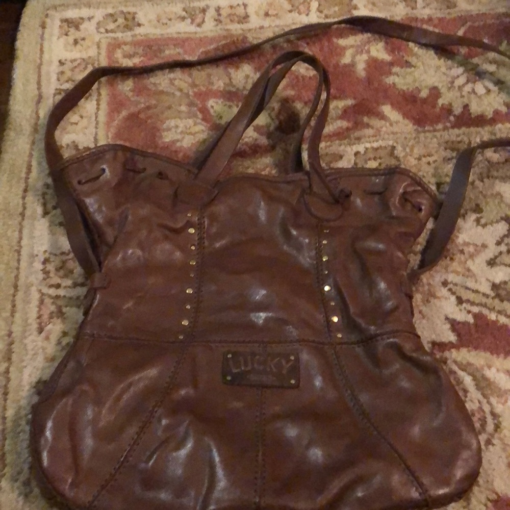 Lucky gold over bag